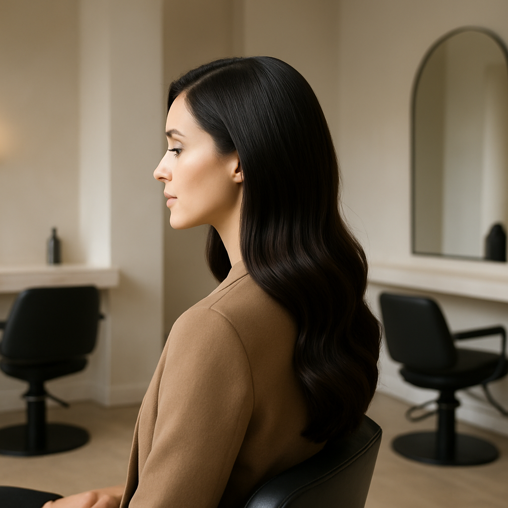 Wnętrze luksusowego salonu fryzjerskiego Studio Elegancji